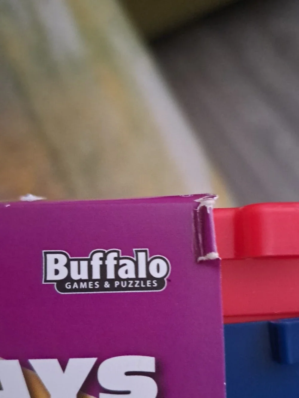 Buffalo Games Puzzle Sorting Trays - Red, Blue, Yellow, Black